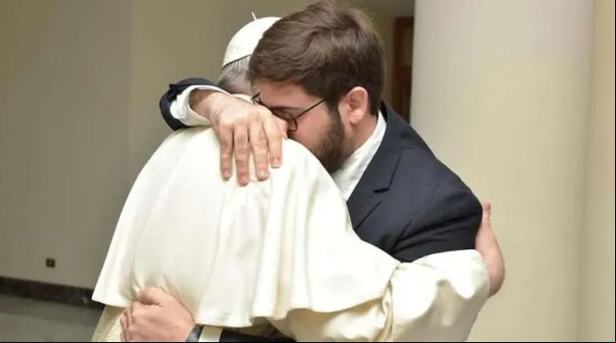 PapaFranciscoYDanielIbanez-VaticanMedia-10122019.jpg ?? 