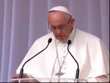 Papa Francisco no Palácio de Wavel. Captura Youtube