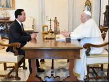 O papa recebe o presidente Vo Van Thuongeste na quinta-feira, 27 de julho, no Vaticano.