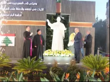 Primeira imagem do Papa Francisco no Oriente Médio.