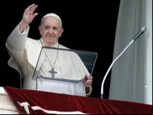 Papa Francisco na oração do Ângelus.