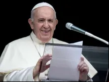 Papa Francisco na oração do Ângelus.