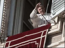 Papa Francisco na oração do Ângelus.