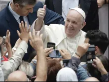 Papa Francisco na Audiência Geral.