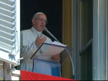 Papa Francisco no Regina Coeli nesta Segunda-feira do Anjo. CTV capturar YouTube