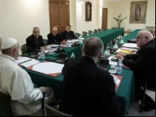 Papa Francisco e o Conselho dos Cardeais em 2019. Crédito: Vatican Media