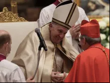 Papa Francisco no Consistório.