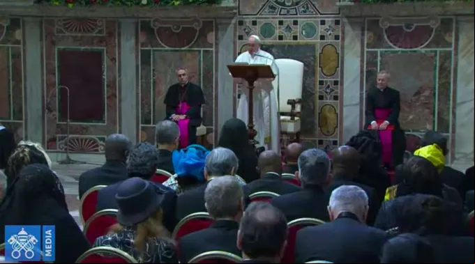 PapaFrancisco_CuerpoDiplomatico_Discurso02_09012020_CapturaYouTube.jpg ?? 