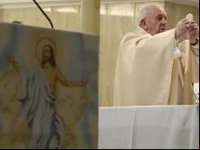 Papa Francisco na Missa da Casa Santa Marta.