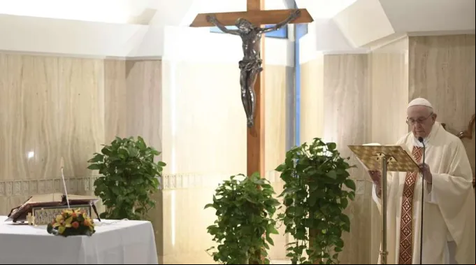 PapaFrancisco_Misa_SantaMarta_27abril2020_VaticanMedia.jpg ?? 