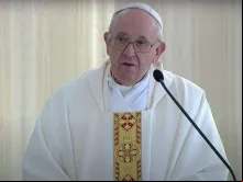 Papa Francisco na Missa na Casa Santa Marta.