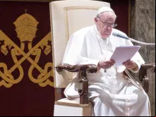 Papa Francisco no Vaticano.
