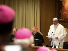 Papa Francisco durante o Sínodo dos Bispos de 2018.