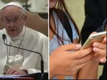Papa no encontro com a delegação da Diocese de Roma. Capture Youtube