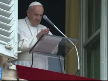Papa Francisco na oração do Ângelus.