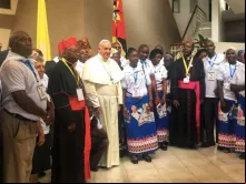 Papa Francisco recebe a delegação da Diocese de Xai Xai na Nunciatura de Moçambique.