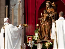 Papa Francisco na Missa de canonização 