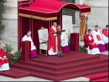 Papa pronunciou sua homilia na Missa.