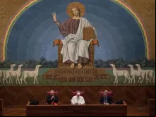 Papa Francisco na Universidade Lateranense de Roma.