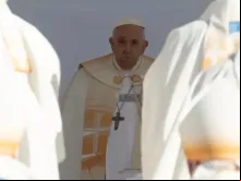 O papa Francisco rezou a missa na Praça Kossuth Lajos