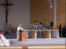 Papa Francisco durante a Missa no Parque O'Higgins 