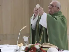 Papa durante a Missa.