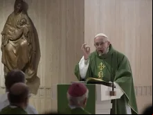 Papa durante a missa.