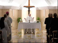 Papa durante a Missa.