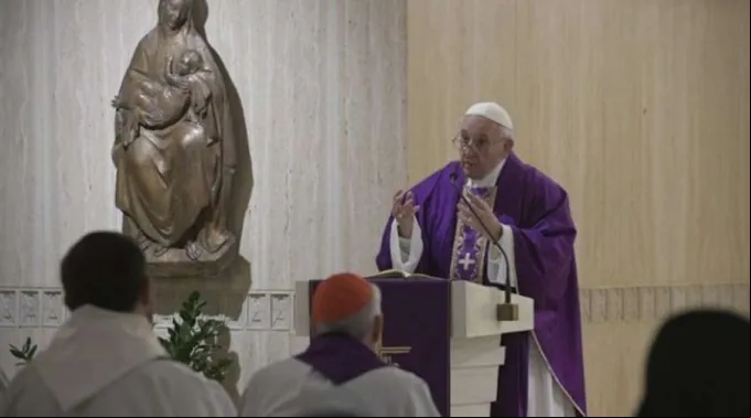 PapaSantaMarta_7marzo2019_VaticanMedia.jpg ?? 