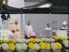 O Papa na Missa.
