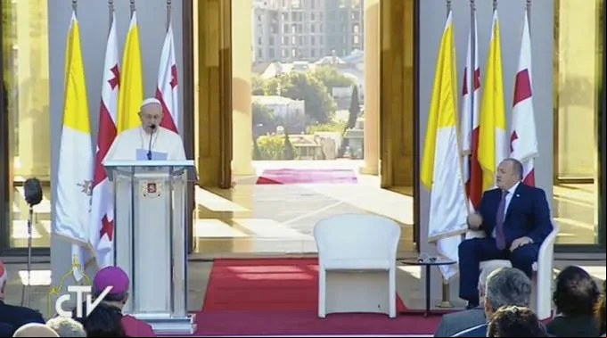 PapaYPresidenteGeorgiaDiscurso.jpg ?? 