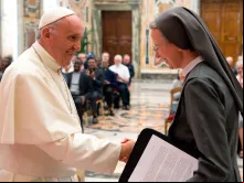 Papa durante o encontro.