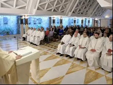Papa durante a Missa.