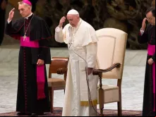 Papa na audiência geral.