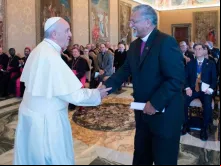 Papa no encontro com os metodistas.
