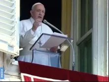 Papa Francisco na oração do Ângelus.