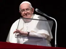 Papa Francisco durante o Ângelus.