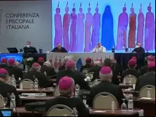 O Papa na Assembleia Geral da CEI. Captura de foto.