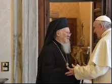 Papa Francisco com Bartolomeu I