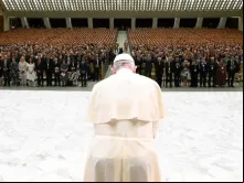 Papa Francisco com empresários da Deloitte