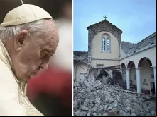 Papa Francisco - Restos da igreja em Iskenderun (Turquia