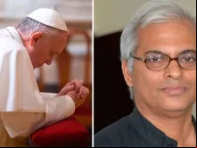 Papa Francisco e Pe. Tom Uzhunnalil