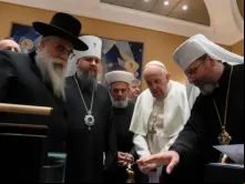 Papa se encontra com o Conselho Pan-Ucraniano de Igrejas e Organizações Religiosas da Ucrânia