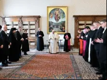 Papa Francisco com delegação ecumênica da Finlândia