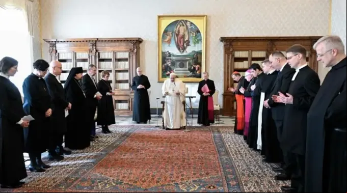 Papa_delegacionFinlandia_19012023_VaticanMedia.jpg ?? 