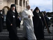 Papa Francisco no Encontro pela Paz de 2021 no Coliseu