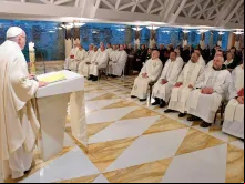 Papa em Santa Marta.