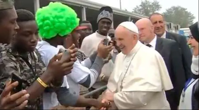 Pelucaverde_PapaFrancisco_01102017_YoutubeCTV.jpg ?? 