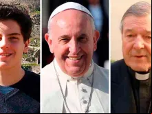 Beato Carlo Acutis, Papa Francisco e Cardeal George Pell