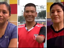 Da esquerda para a direita: Pilar Jáuregui, Efraín Sotacuro e Jenny Ventocilla. Crédito: ETWN Noticias